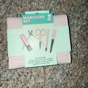 Manicure Set with Pink Tools